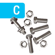 C BOLT สกรู